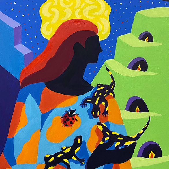"Mater Fructifera" - Acrilico - 2023 - 70x50cm