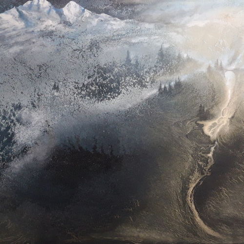 Dolomiti, notturno - 70x120cm - 2020 - A1455